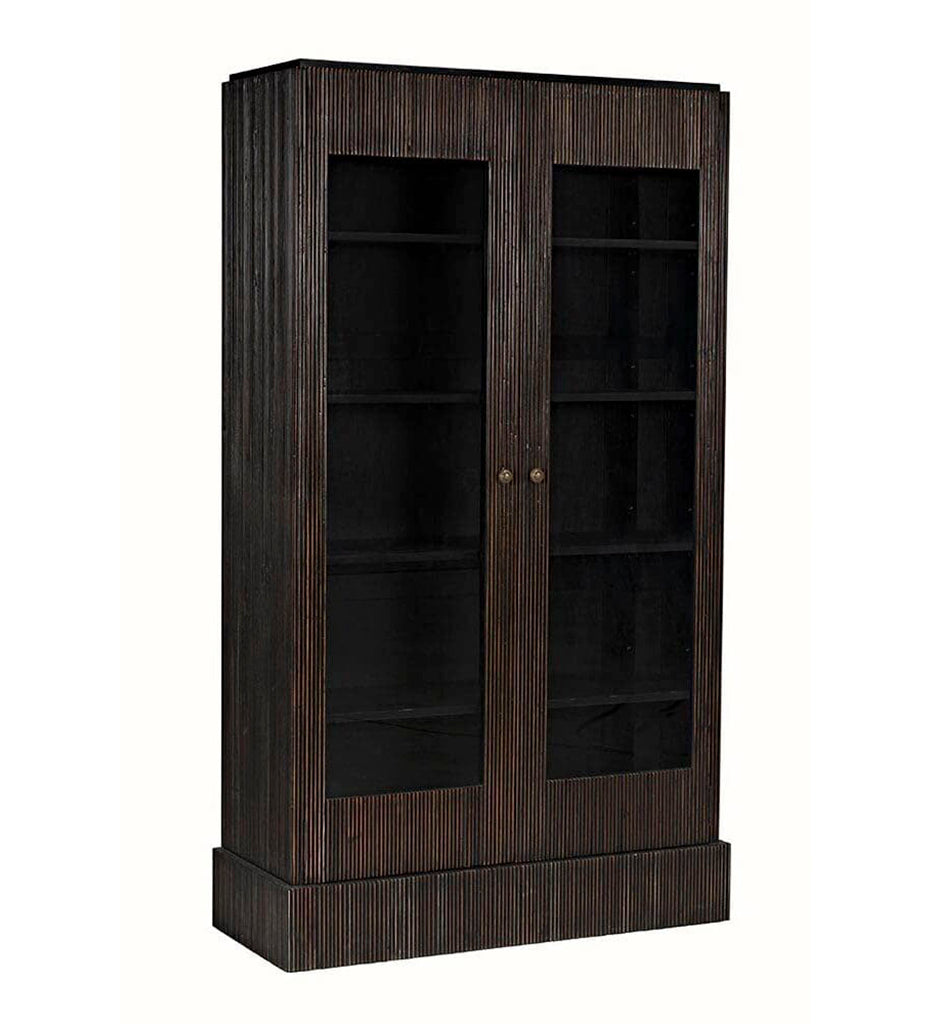 Allred Collaborative - Noir - Noho Hutch - Hand Rubbed Black with Light Brown Trim - Noho Hutch - Hand Rubbed Black with Light Brown Trim - GHUT151HB