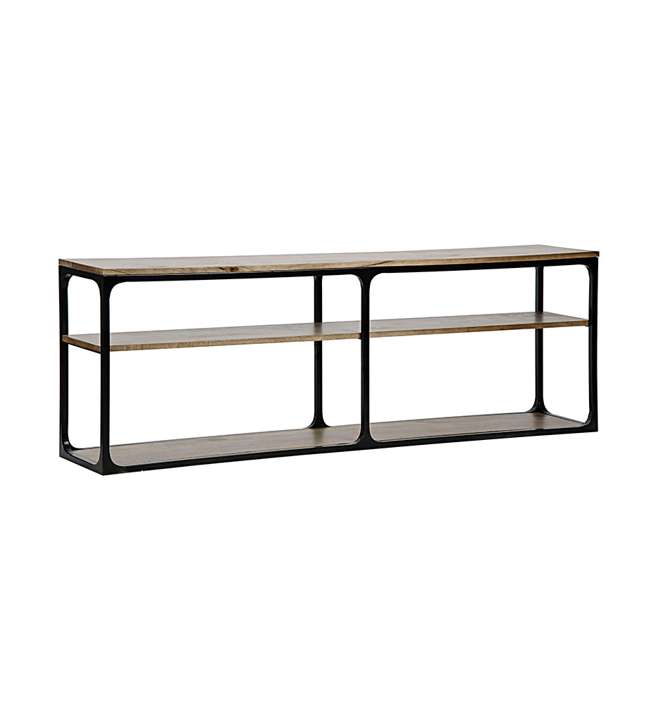 Allred Collaborative - Noir - Novie Console - Large - Black Steel with Dark Walnut - Novie Console - Large - Black Steel with Dark Walnut - GCON242MTB-L