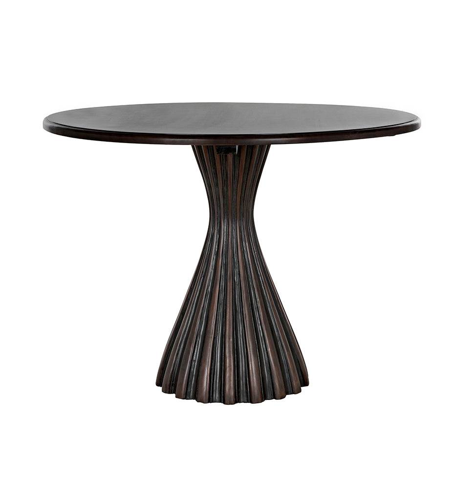 Allred Collaborative - Noir - Osiris Dining Table - Pale Rubbed with Light Brown Trim - Osiris Dining Table - Pale Rubbed with Light Brown Trim - GTAB564PR