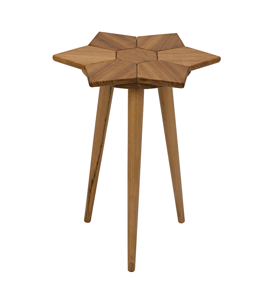 Allred Collaborative - Noir - Petal Side Tables - Gold Teak - Petal Side Tables - Gold Teak - GTAB864GT