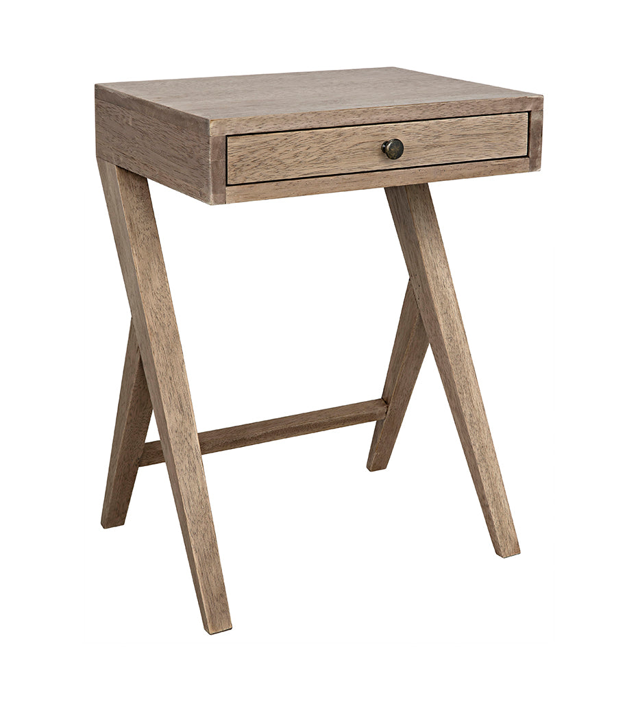 Allred Collaborative - Noir - Peter Side Tables - Washed Walnut - Peter Side Tables - Washed Walnut - GTAB686WAW