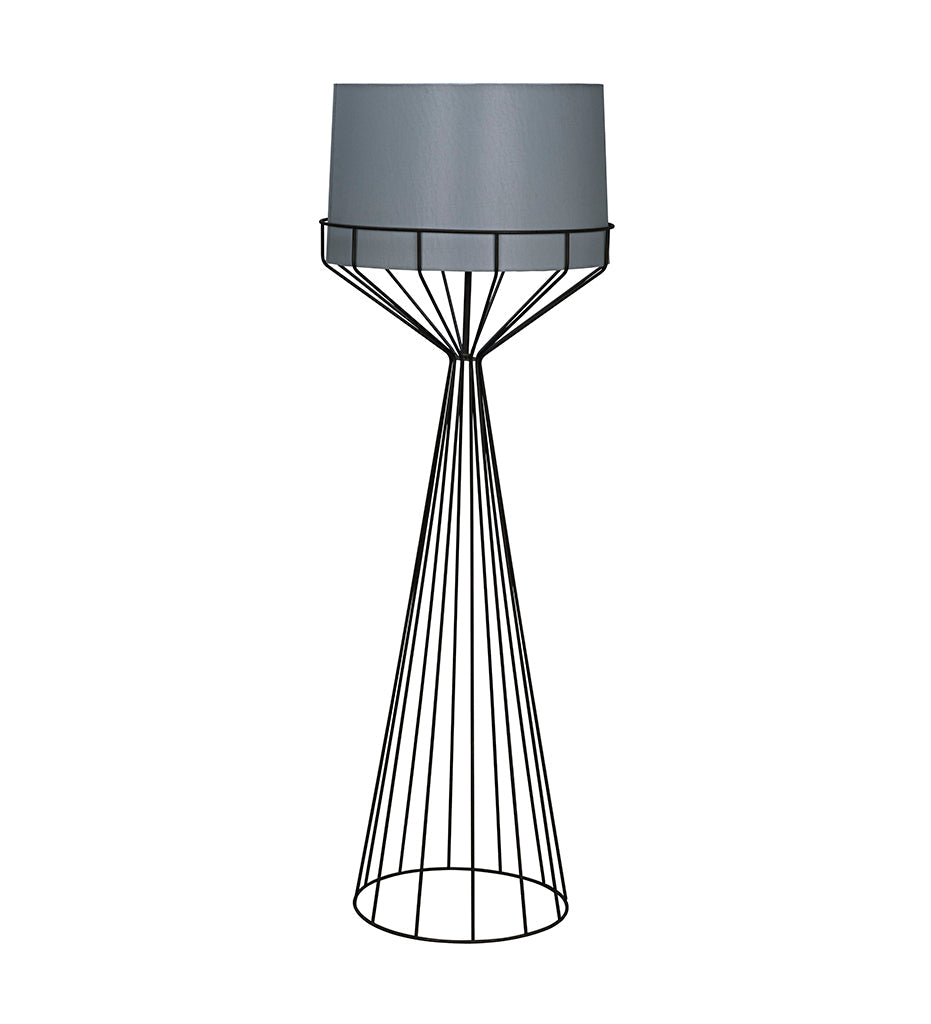 Allred Collaborative - Noir - Portal Floor Lamp - B - Black Steel - Portal Floor Lamp - B - Black Steel - LAMP720BMTB