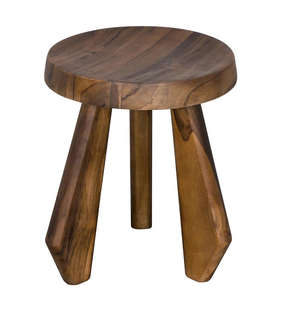 Allred Collaborative - Noir - Priam Teak Stool - Priam Teak Stool - AF-33