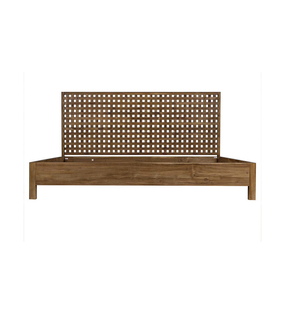 Allred Collaborative - Noir - Quinnton Bed - Teak - Quinnton Bed - Teak - GBED134QT