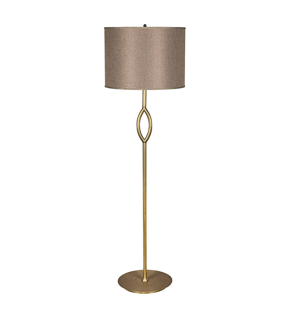 Allred Collaborative - Noir - Ridge Floor Lamp with Shade - Ridge Floor Lamp with Shade - LAMP515MBSH