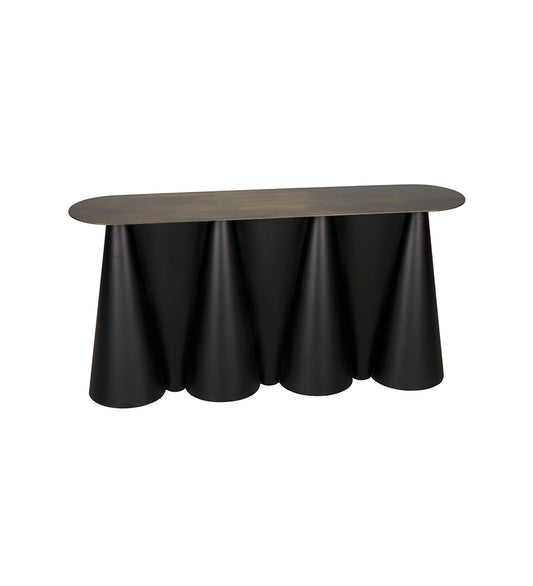 Allred Collaborative - Noir - Salt and Pepper Console - Black Steel - Salt and Pepper Console - Black Steel - GCON327MTB