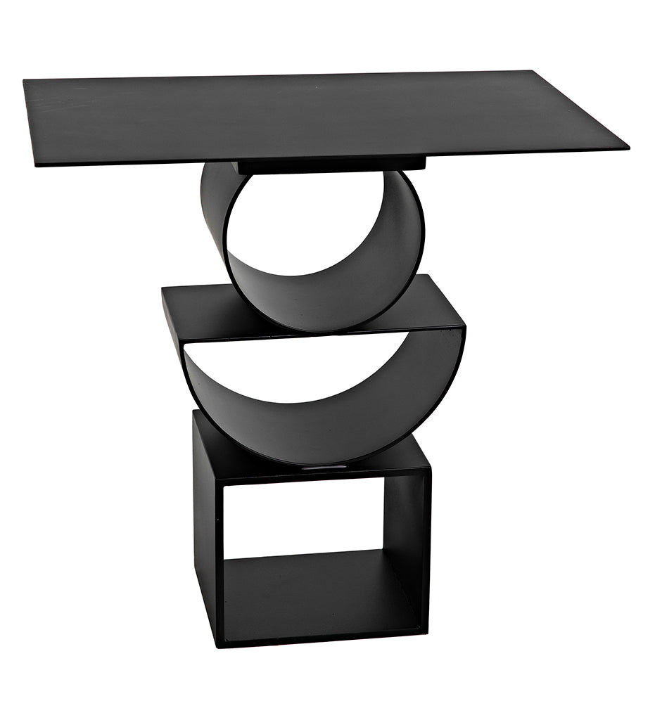 Allred Collaborative - Noir - Shape Side Tables - Black Steel - Shape Side Tables - Black Steel - GTAB908MTB