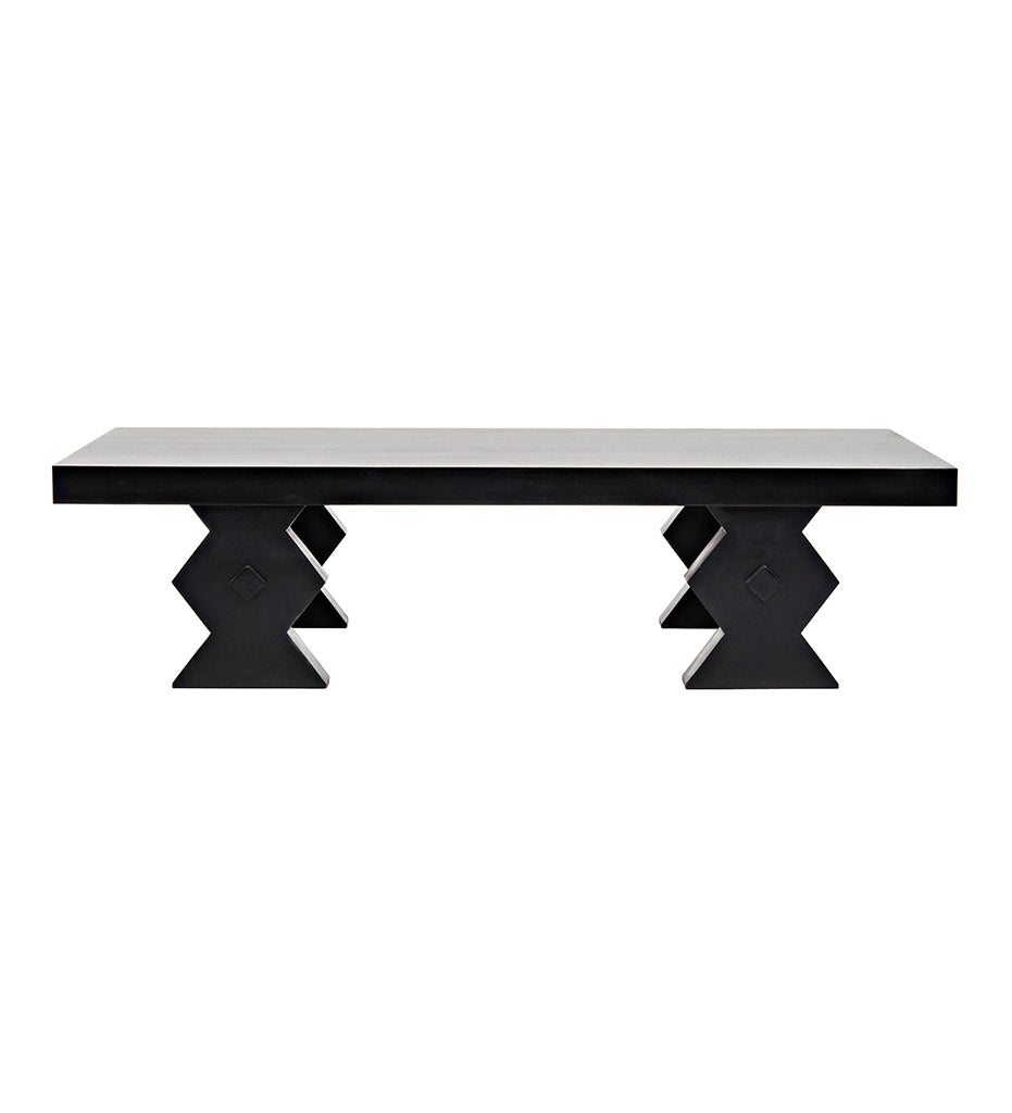 Allred Collaborative - Noir - Suzu Coffee Table - Hand Rubbed Black - Suzu Coffee Table - Hand Rubbed Black - GTAB1015HB