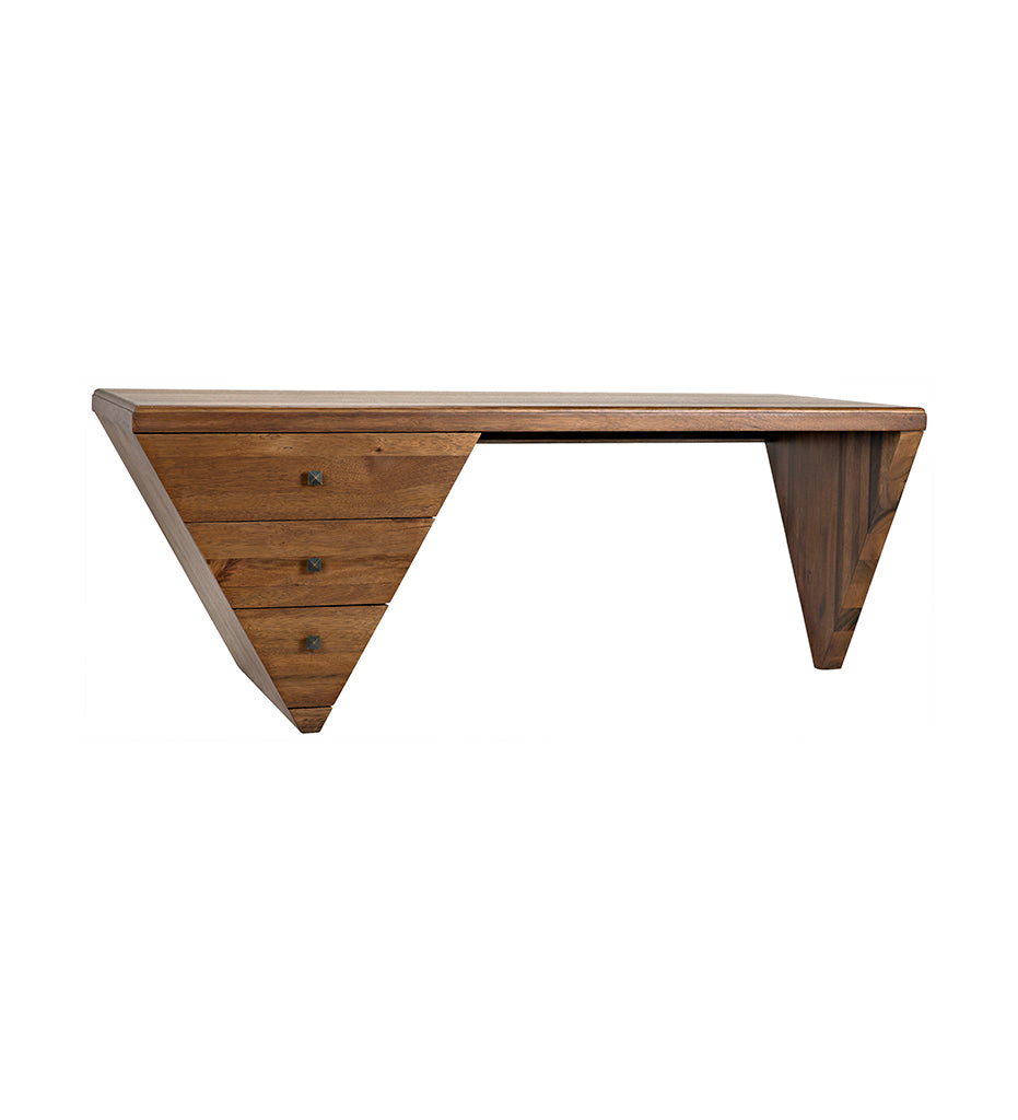 Allred Collaborative - Noir - Tetramo Desk - Dark Walnut - Tetramo Desk - Dark Walnut - GDES169DW