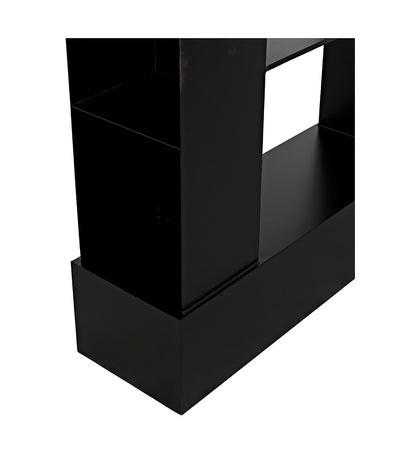 Allred Collaborative - Noir - Triumph Bookcase - Black Steel - Triumph Bookcase - Black Steel - GBCS229MTB