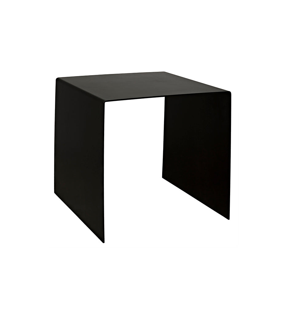 Allred Collaborative - Noir - Yves Side Tables - Medium - Black Steel - Yves Side Tables - Medium - Black Steel - GTAB815MTB-M