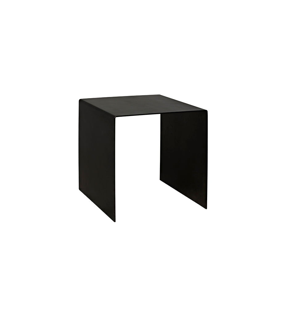 Allred Collaborative - Noir - Yves Side Tables - Small - Black Steel - Yves Side Tables - Small - Black Steel - GTAB815MTB-S