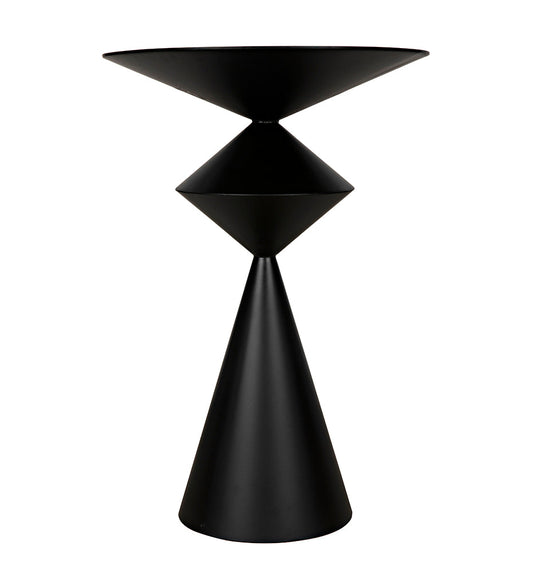 Allred Collaborative - Noir - Zasa Side Tables - Black Steel - Zasa Side Tables - Black Steel - GTAB947MTB