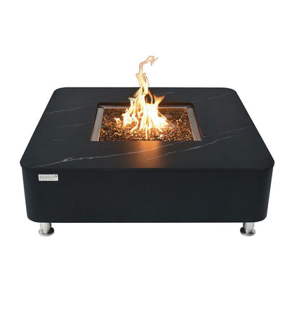 Allred Collaborative - Ocean Rock USA, Incorporated - Annecy Porcelain Fire Table - Annecy Porcelain Fire Table - OFP101BW-NG