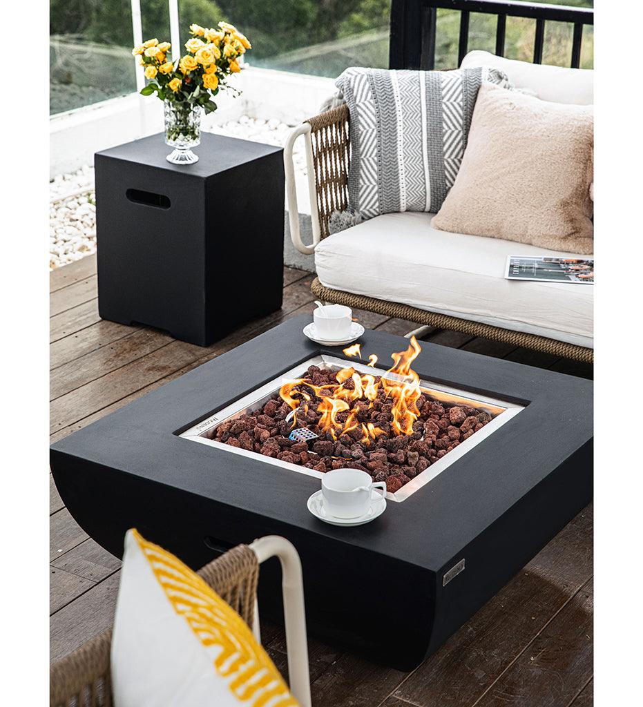 Allred Collaborative - Ocean Rock USA, Incorporated - Aurora Fire Table - Aurora Fire Table - OFG114-NG