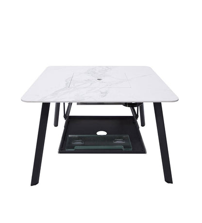 Allred Collaborative - Ocean Rock USA, Incorporated - Helsinki Porcelain Fire Dining Table - Helsinki Porcelain Fire Dining Table - OFP302BW-NG