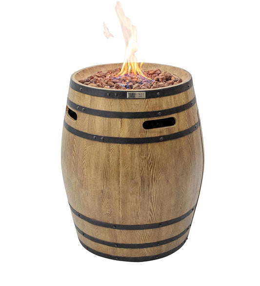 Allred Collaborative - Ocean Rock USA, Incorporated - Napa Barrel Fire Table - Napa Barrel Fire Table - OFG615