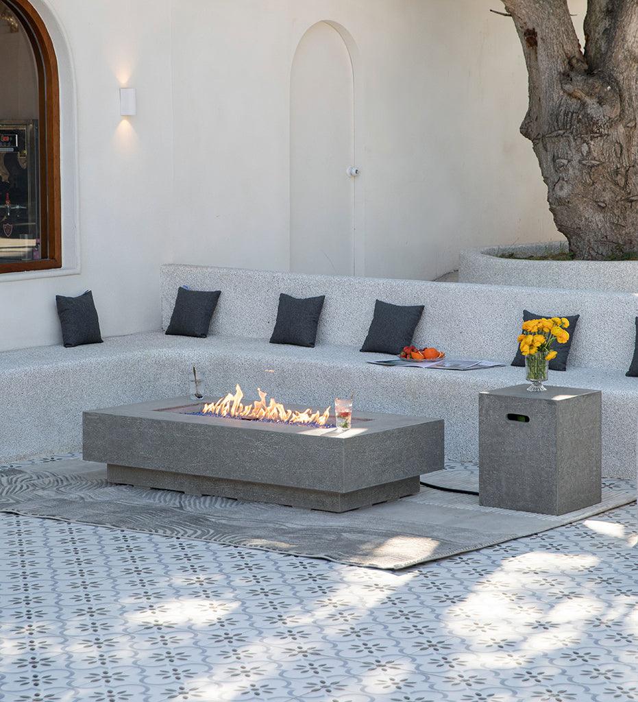 Allred Collaborative - Ocean Rock USA, Incorporated - Positano Fire Table - Positano Fire Table - OFG415DG-NG