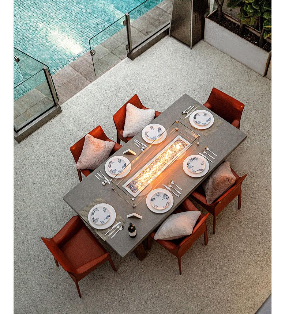 Allred Collaborative - Ocean Rock USA, Incorporated - Sonoma Dining Fire Table - Sonoma Dining Fire Table - OFG201-NG