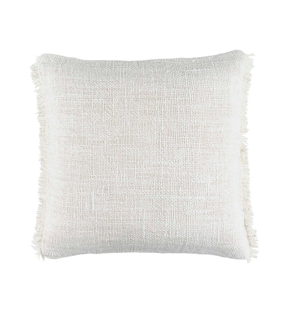 Allred Collaborative - Pine Cone Hill - Griffin Linen Ivory Decorative Pillow - Griffin Linen Ivory Decorative Pillow - PC3862-PIL22