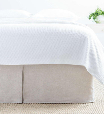 Allred Collaborative - Pine Cone Hill - Lush Linen Natural Bed Skirt - Lush Linen Natural Bed Skirt - PC2516-T