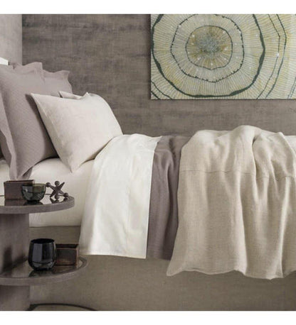 Allred Collaborative - Pine Cone Hill - Stone Washed Linen Natural Sham - Stone Washed Linen Natural Sham - SWLSHS