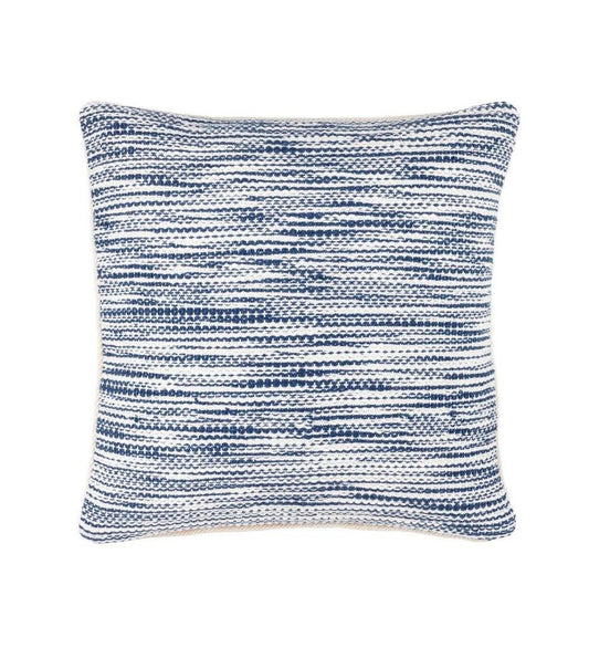 Allred Collaborative - Pine Cone Hill - Tideline Navy Indoor/Outdoor Decorative Pillow - Tideline Navy Indoor/Outdoor Decorative Pillow - FR327-PIL20KIT