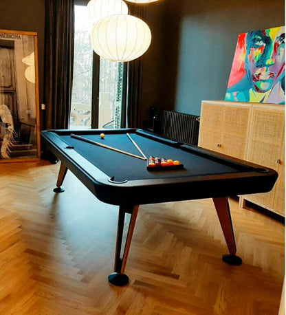 Allred Collaborative - RS Barcelona - Diagonal 7' Indoor Pool Table - Diagonal 7' Indoor Pool Table - DIPTA7-1N