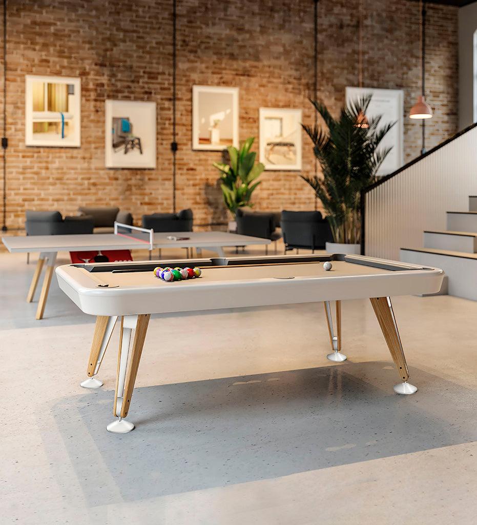 Allred Collaborative - RS Barcelona - Diagonal 7' Indoor Pool Table - Diagonal 7' Indoor Pool Table - DIPTA7-1N