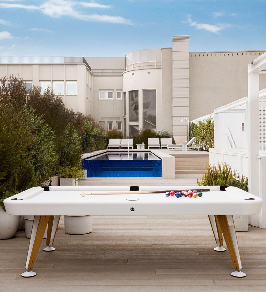 Allred Collaborative - RS Barcelona - Diagonal 7' Outdoor Pool Table - Diagonal 7' Outdoor Pool Table - DIPTOUT7-1N