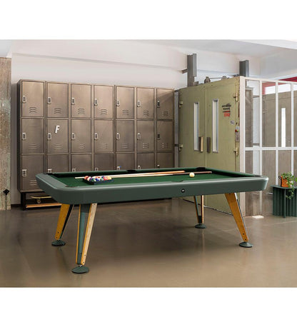 Allred Collaborative - RS Barcelona - Diagonal 8' Indoor Pool Table - Diagonal 8' Indoor Pool Table - DIPTA8-1N