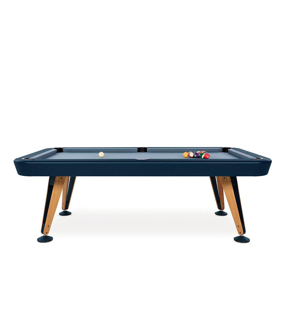 Allred Collaborative - RS Barcelona - Diagonal 8' Indoor Pool Table - Diagonal 8' Indoor Pool Table - DIPTA8-1N