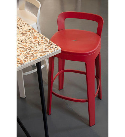 Allred Collaborative - RS Barcelona - Ombra Bar Stool - Backrest - Ombra Bar Stool - Backrest - OMBARBR-1N