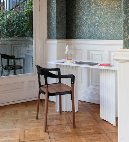 Allred Collaborative - RS Barcelona - Plec Desk - Marble Top - Plec Desk - Marble Top - PLEDESKMBL-1N