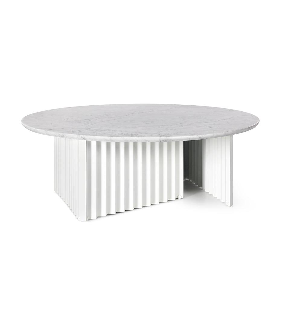 Allred Collaborative - RS Barcelona - Plec Large Round Cocktail Table - Marble Top - Plec Large Round Cocktail Table - Marble Top - PLERND90MBL-1N