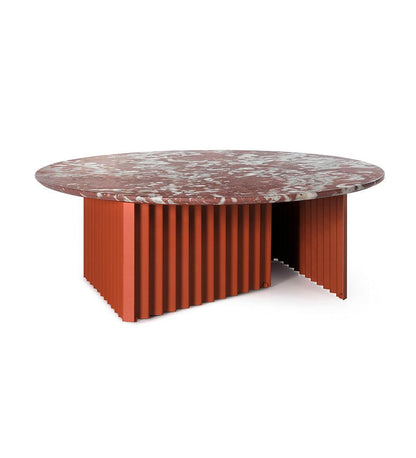 Allred Collaborative - RS Barcelona - Plec Large Round Cocktail Table - Marble Top - Plec Large Round Cocktail Table - Marble Top - PLERND90MBL-6N