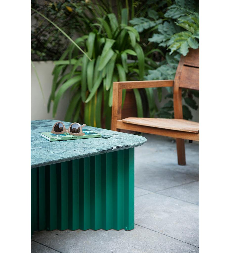 Allred Collaborative - RS Barcelona - Plec Rectangular Cocktail Table - Marble Top - Plec Rectangular Cocktail Table - Marble Top - PLEMAL-1N