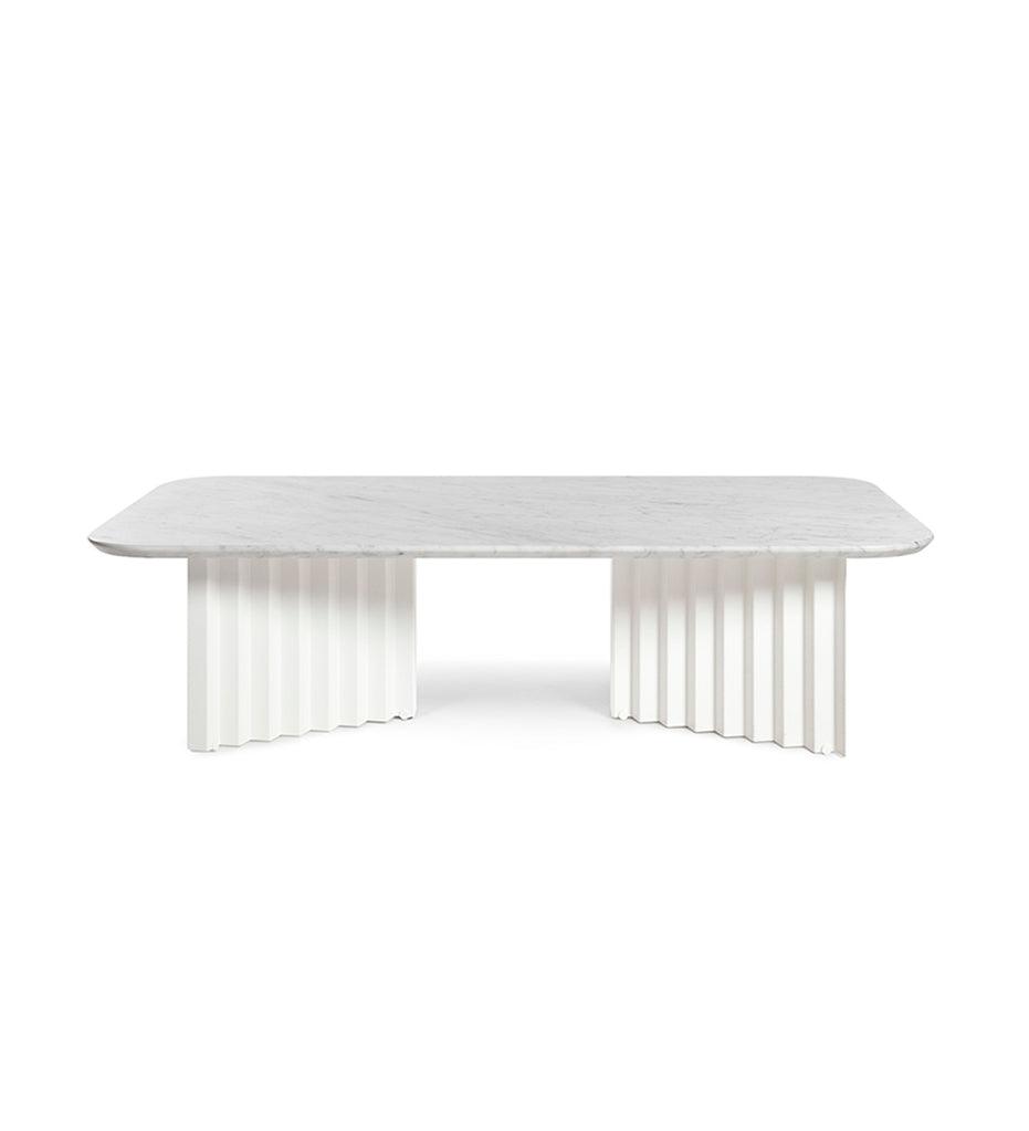 Allred Collaborative - RS Barcelona - Plec Rectangular Cocktail Table - Marble Top - Plec Rectangular Cocktail Table - Marble Top - PLEMAL-1N