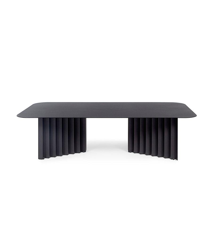 Allred Collaborative - RS Barcelona - Plec Rectangular Cocktail Table - Steel Top - Plec Rectangular Cocktail Table - Steel Top - PLESTL-2N