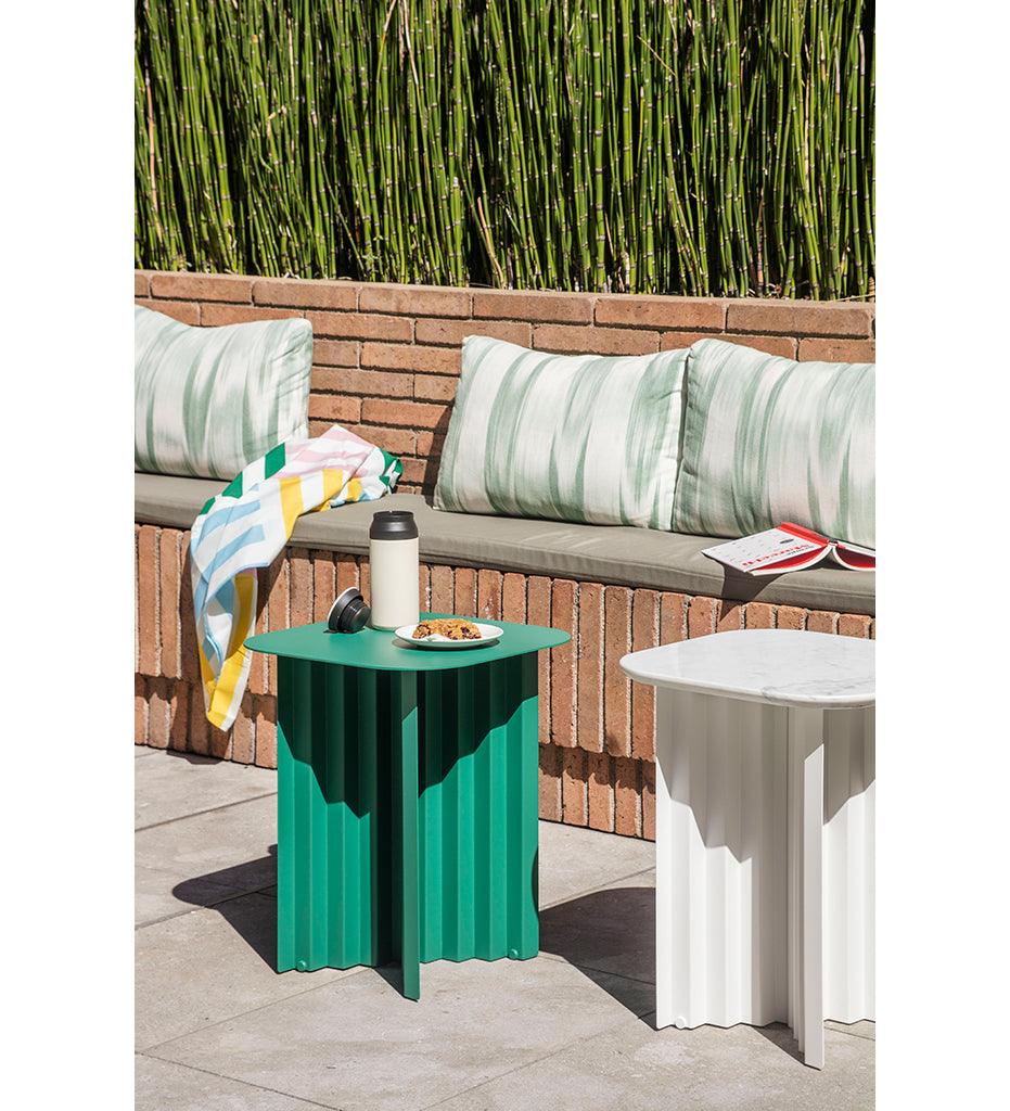 Allred Collaborative - RS Barcelona - Plec Small Side Table - Marble Top - Plec Small Side Table - Marble Top - PLEMAS-1N