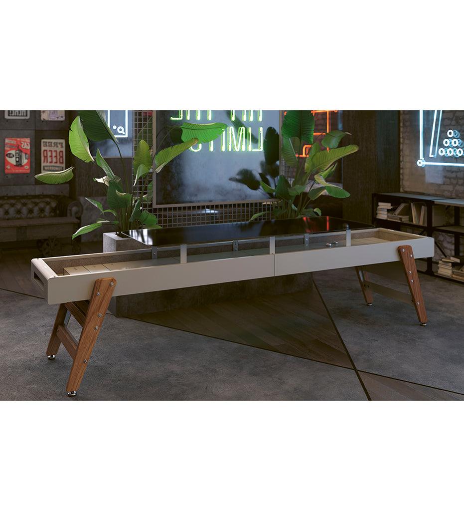 Allred Collaborative - RS Barcelona - Track Dining Shuffleboard Table - 12 Feet - Track Dining Shuffleboard Table - 12 Feet - DTRACK-12-1N