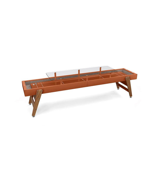 Allred Collaborative - RS Barcelona - Track Dining Shuffleboard Table - 9 Feet - Track Dining Shuffleboard Table - 9 Feet - DTRACK-9-6N