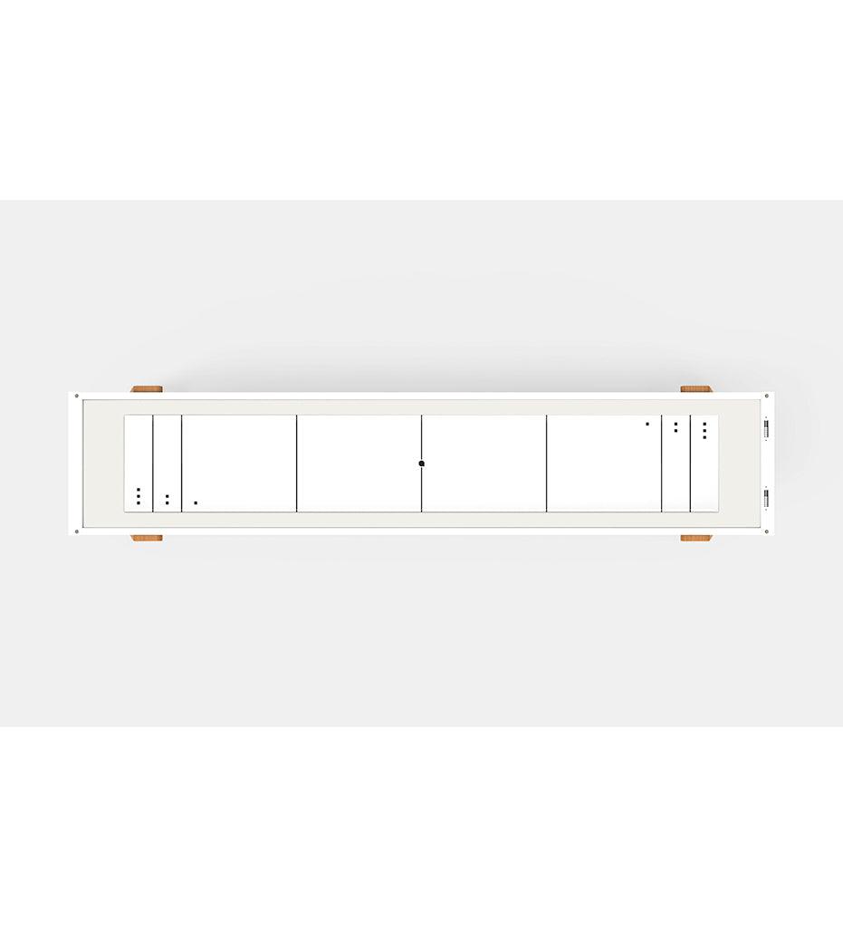 Allred Collaborative - RS Barcelona - Track Shuffleboard Table - 12 Feet - Track Shuffleboard Table - 12 Feet - TRACK-12-1N