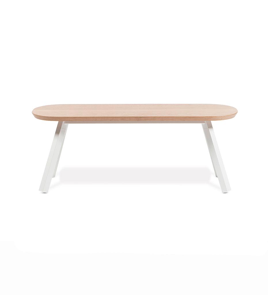 Allred Collaborative - RS Barcelona - You and Me Bench - 120 Oak - You and Me Bench - 120 Oak - K2-BYM12-K1N