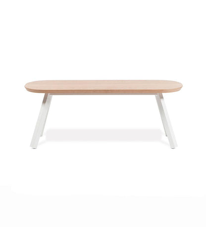 Allred Collaborative - RS Barcelona - You and Me Bench - 120 Oak - You and Me Bench - 120 Oak - K2-BYM12-K1N