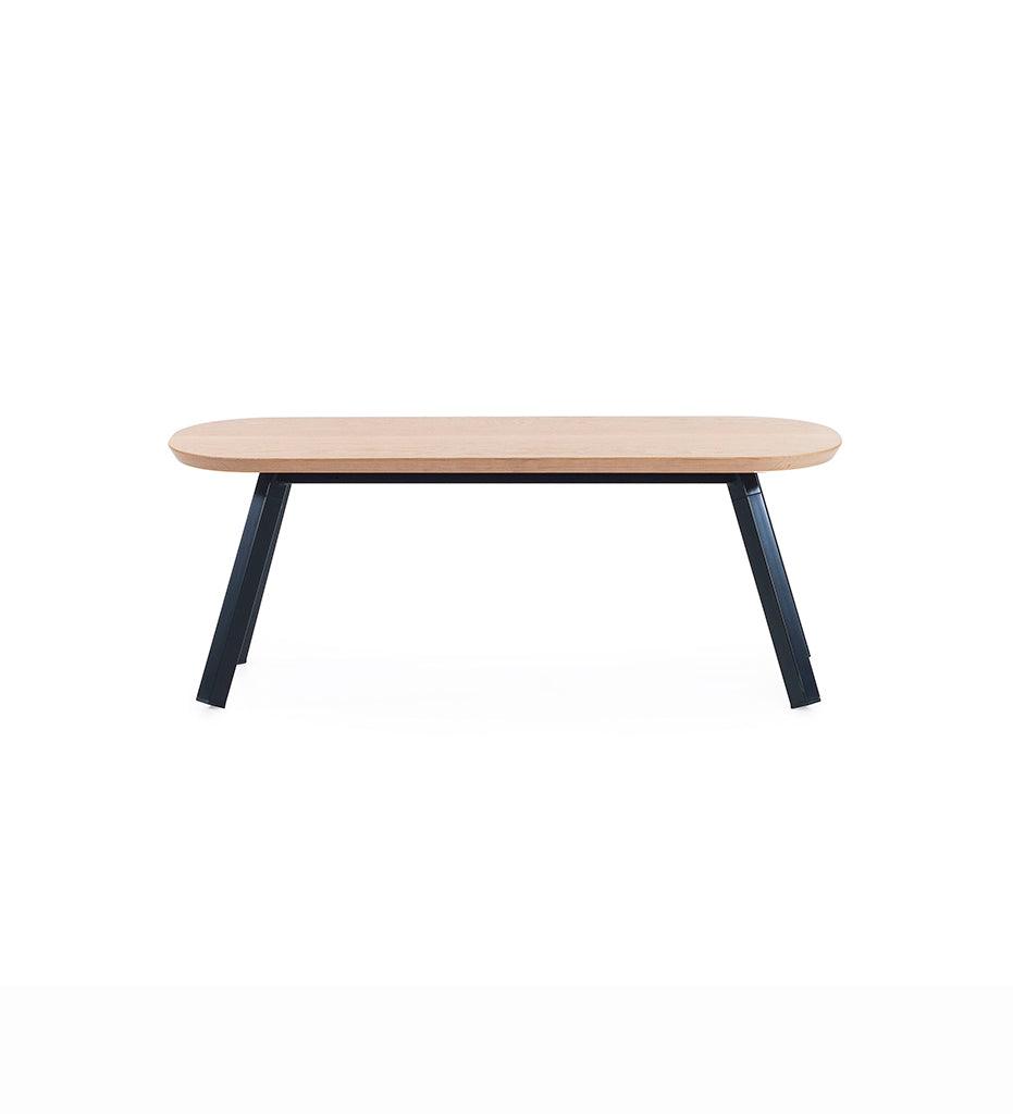 Allred Collaborative - RS Barcelona - You and Me Bench - 120 Oak - You and Me Bench - 120 Oak - K2-BYM12-K2N