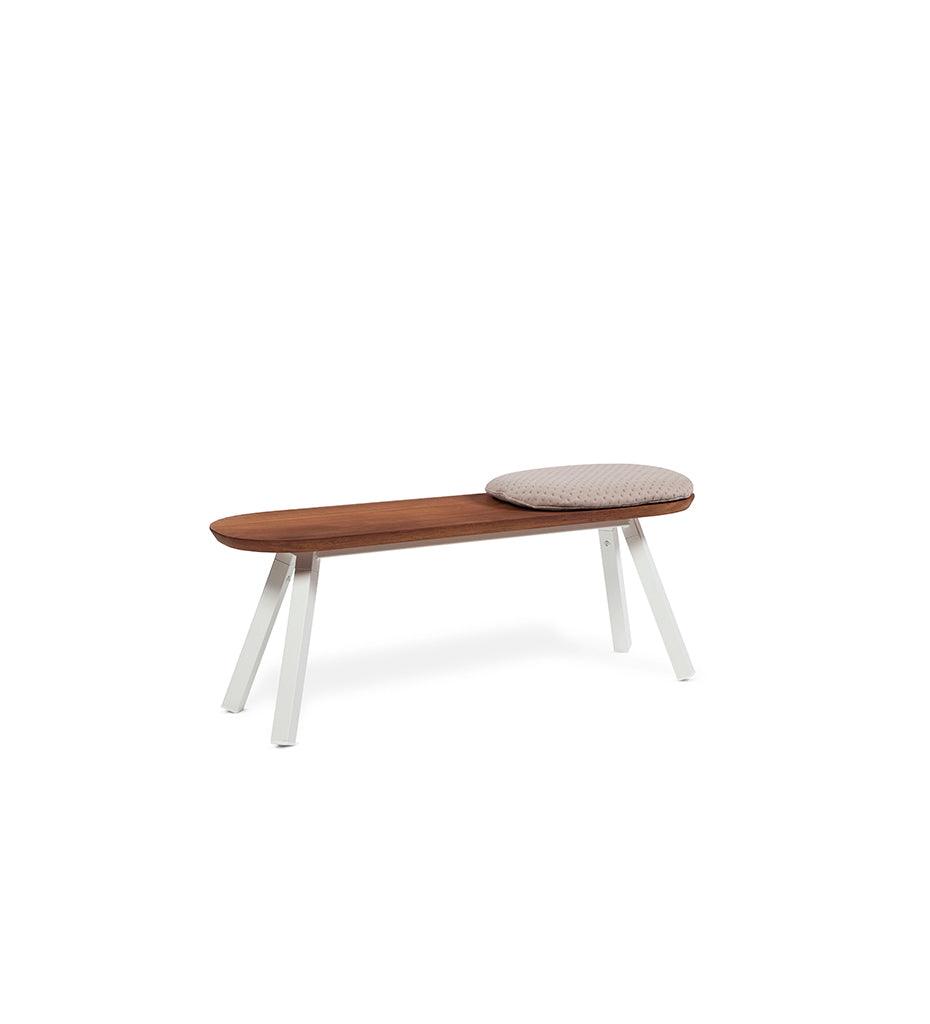 Allred Collaborative - RS Barcelona - You and Me Bench - 120 Oak - You and Me Bench - 120 Oak - K2-BYM12-K2N