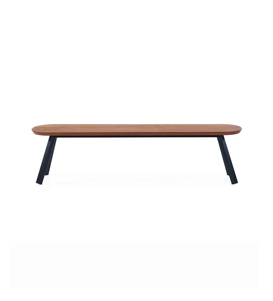 Allred Collaborative - RS Barcelona - You and Me Bench - 160 Iroko - You and Me Bench - 160 Iroko - BYM16-2N