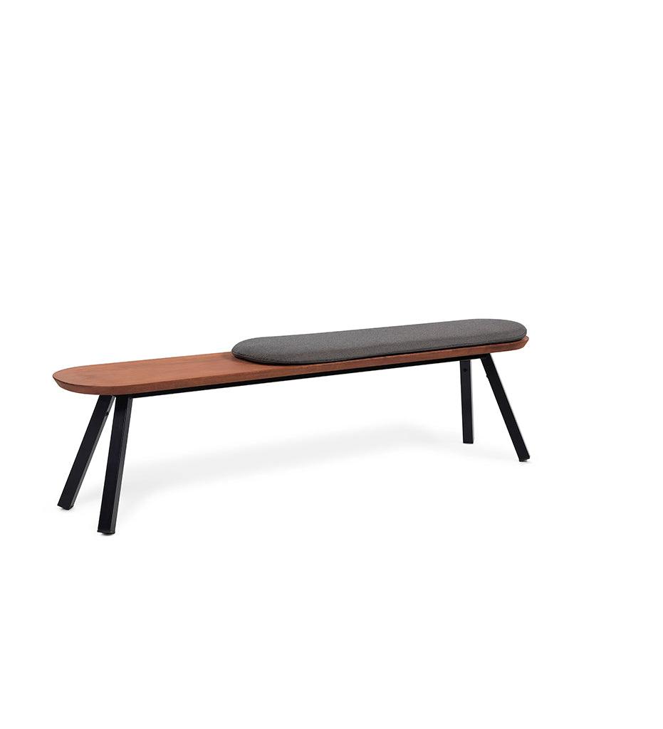 Allred Collaborative - RS Barcelona - You and Me Bench - 180 Iroko - You and Me Bench - 180 Iroko - BYM18-1N