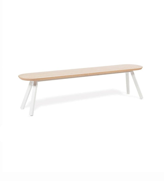 Allred Collaborative - RS Barcelona - You and Me Bench - 180 Oak - You and Me Bench - 180 Oak - BYM18-K1N